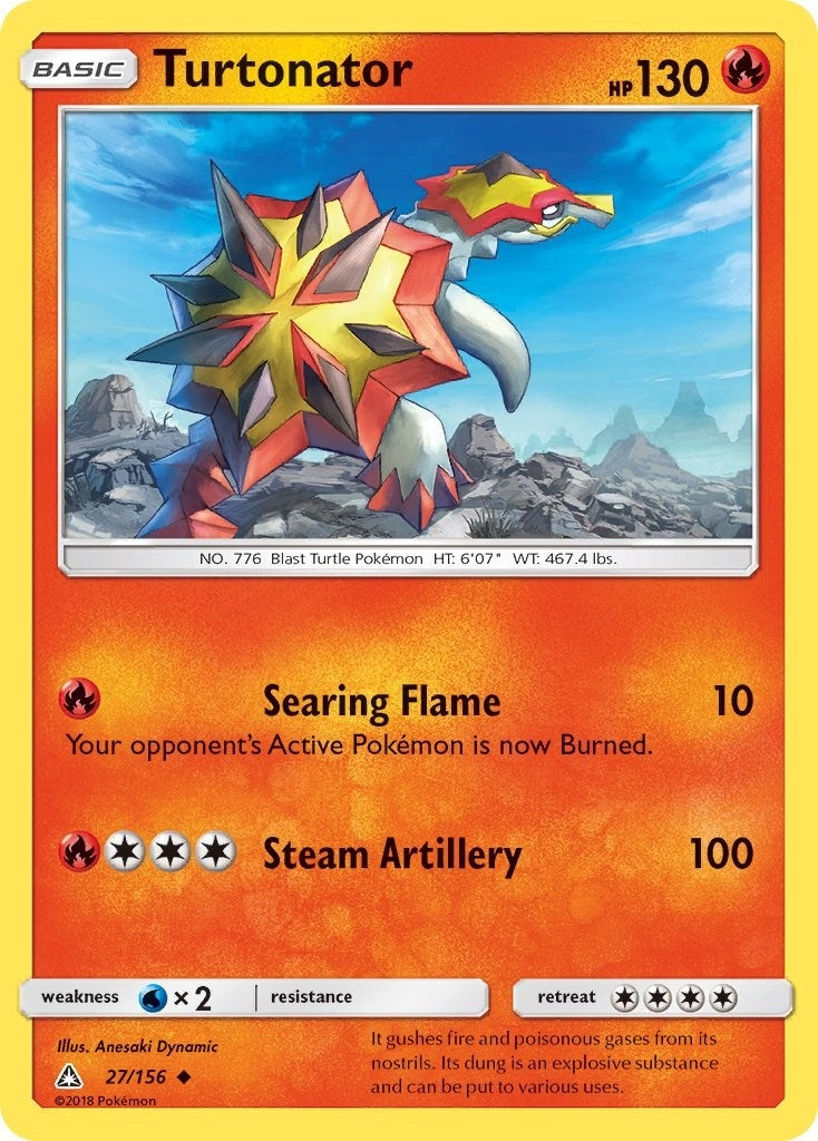 Image for Turtonator (SM - Ultra Prism) (27/156) - Pokemon