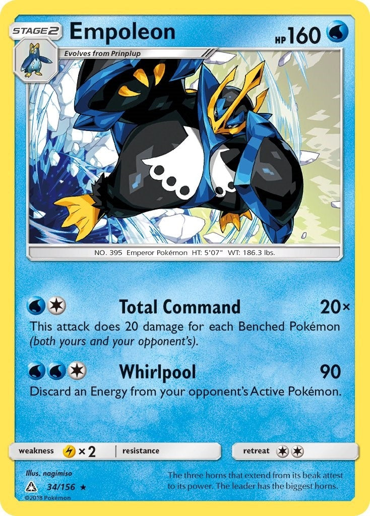 Image for Empoleon (SM - Ultra Prism) (34/156) - Pokemon