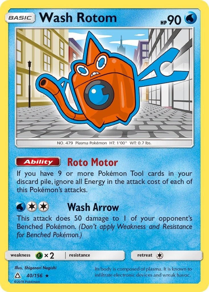 Image for Wash Rotom (SM - Ultra Prism) (40/156) - Pokemon