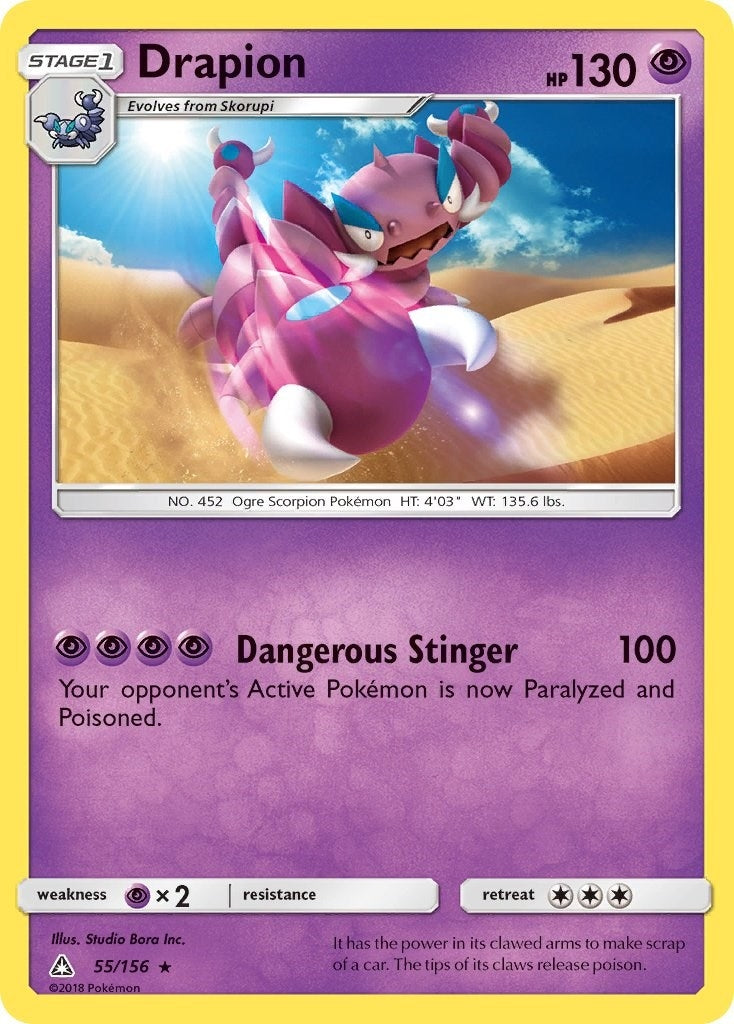 Image for Drapion (SM - Ultra Prism) (55/156) - Pokemon