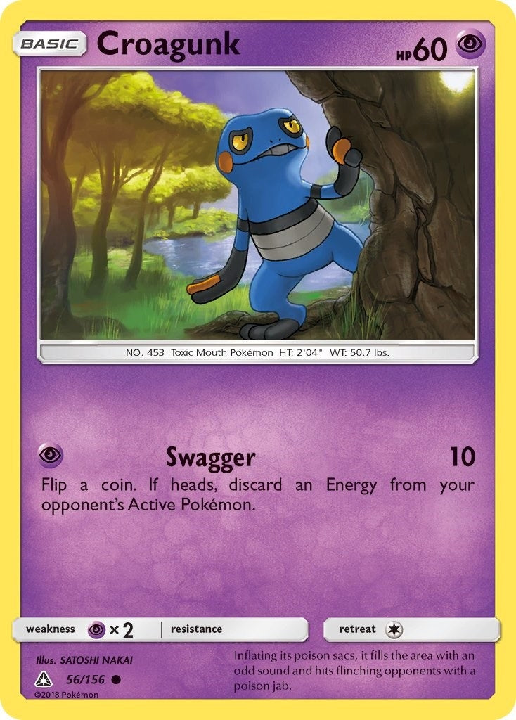 Image for Croagunk (SM - Ultra Prism) (56/156) - Pokemon