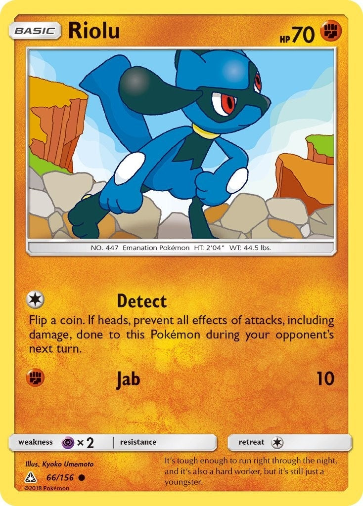 Image for Riolu (SM - Ultra Prism) (66/156) - Pokemon