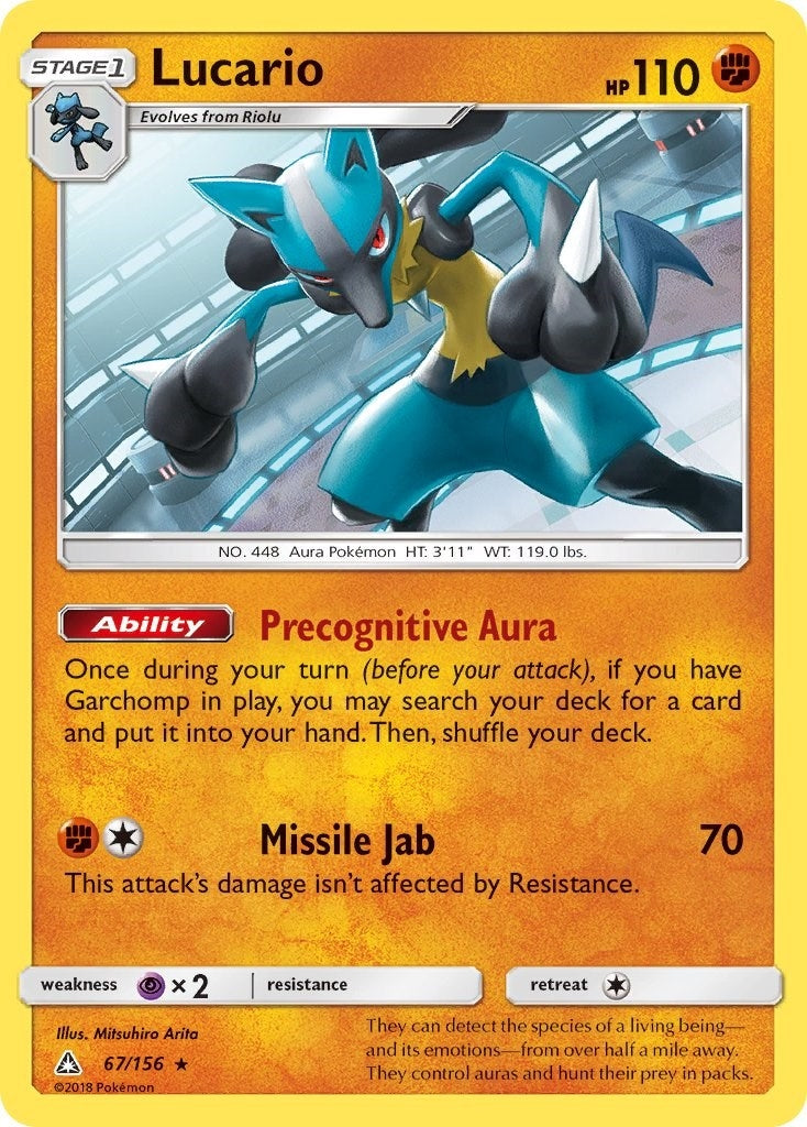 Image for Lucario (SM - Ultra Prism) (67/156) - Pokemon