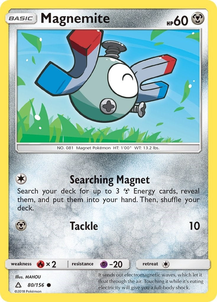 Image for Magnemite (80) (SM - Ultra Prism) (80/156) - Pokemon