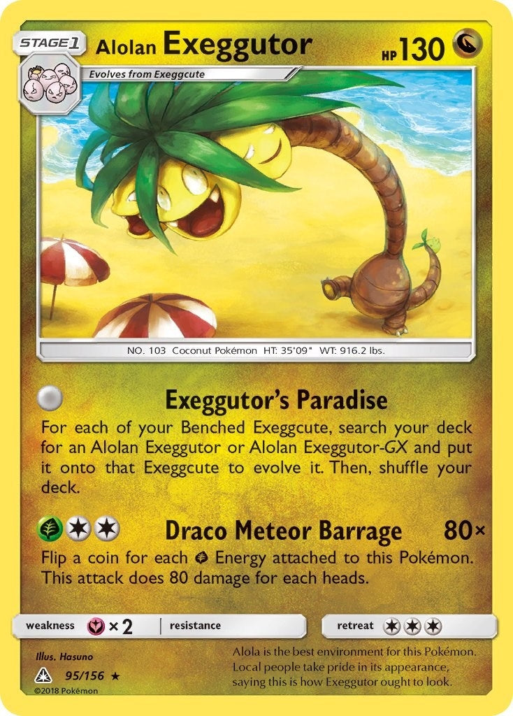 Image for Alolan Exeggutor (SM - Ultra Prism) (95/156) - Pokemon