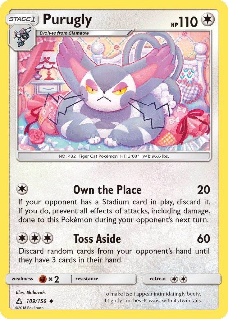 Image for Purugly (SM - Ultra Prism) (109/156) - Pokemon