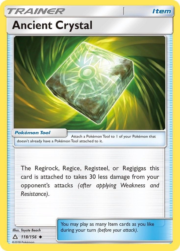 Image for Ancient Crystal (SM - Ultra Prism) (118/156) - Pokemon