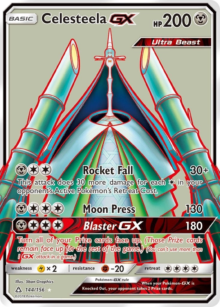 Image for Celesteela GX (Full Art) (SM - Ultra Prism) (144/156) - Pokemon