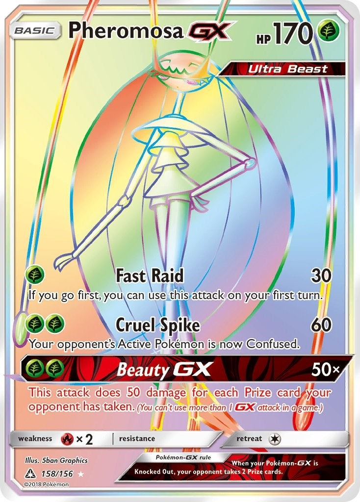 Image for Pheromosa GX (Secret Rare) (SM - Ultra Prism) (158/156) - Pokemon