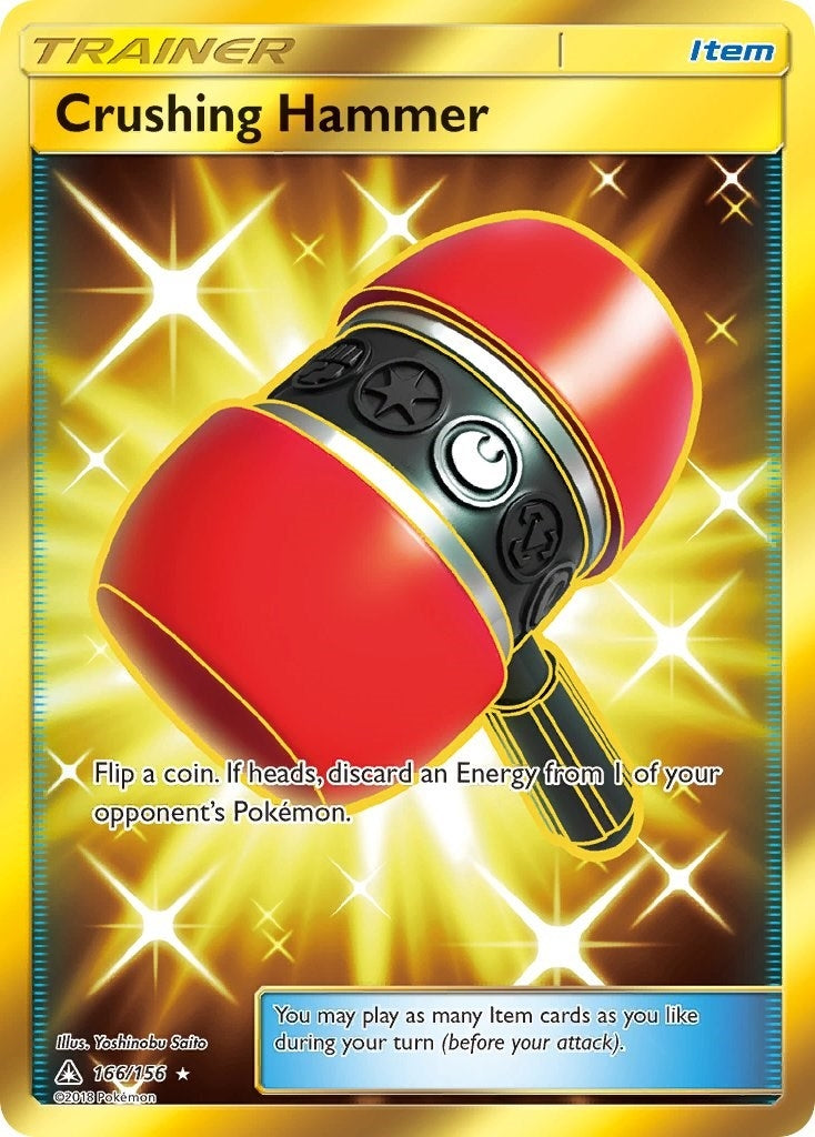 Image for Crushing Hammer (Secret Rare) (SM - Ultra Prism) (166/156) - Pokemon