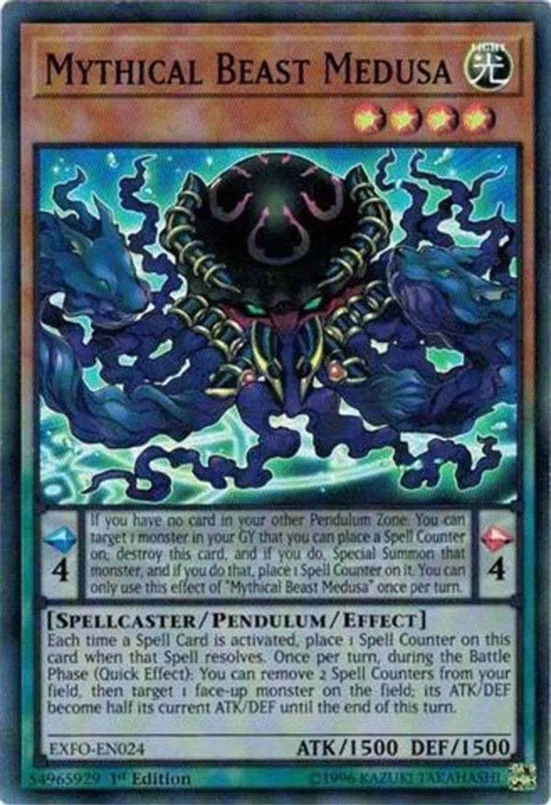 Image for Mythical Beast Medusa (Extreme Force) (EXFO-EN024) - YuGiOh