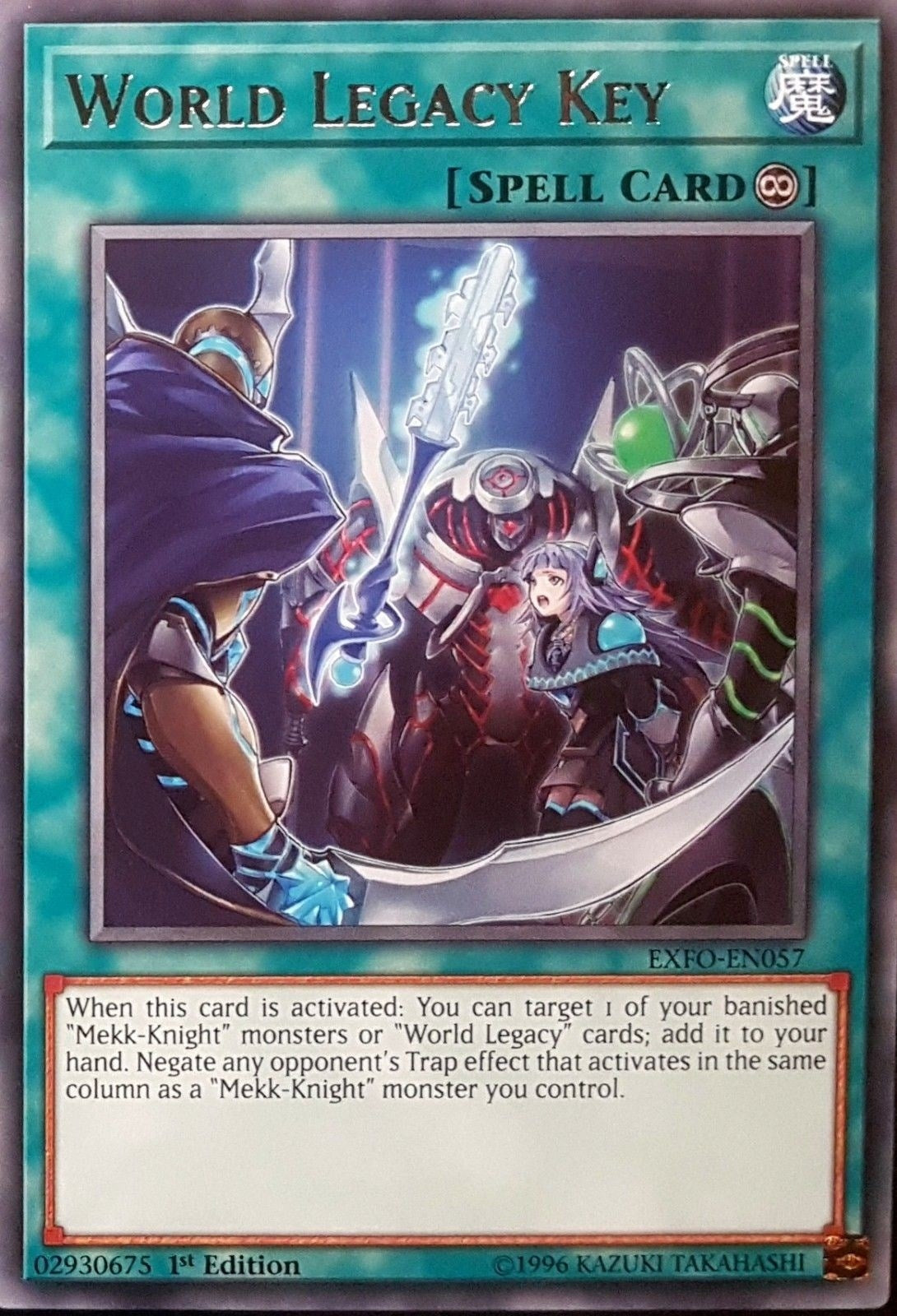Image for World Legacy Key (Extreme Force) (EXFO-EN057) - YuGiOh