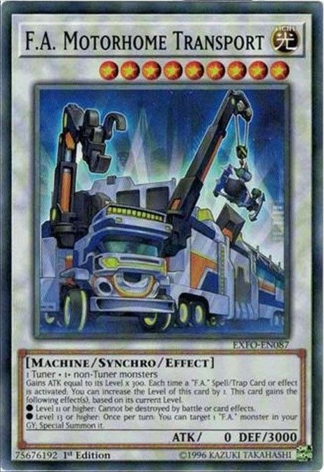 Image for F.A. Motorhome Transport (Extreme Force) (EXFO-EN087) - YuGiOh