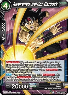 Image for Awakened Warrior Bardock (Cross Worlds) (BT3-110) - Dragon Ball Super: Masters