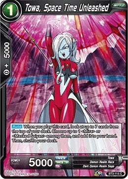 Image for Towa, Space Time Unleashed (Cross Worlds) (BT3-115) - Dragon Ball Super: Masters