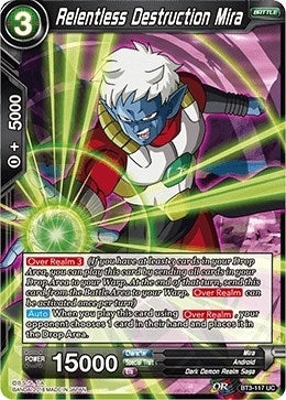 Image for Relentless Destruction Mira (Cross Worlds) (BT3-117) - Dragon Ball Super: Masters