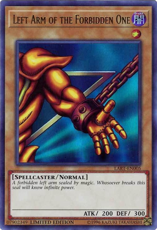 Image for Left Arm of the Forbidden One (The Lost Art Promotion) (LART-EN005) - YuGiOh