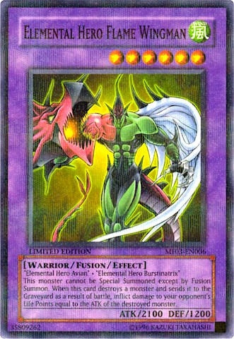 Image for Elemental HERO Flame Wingman (Mattel Action Figure Promos: Series 3) (MF03-EN006) - YuGiOh