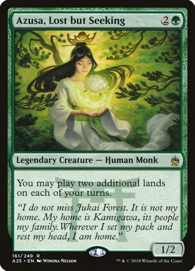 Image for Azusa, Lost but Seeking (Masters 25) (161) - Magic: The Gathering