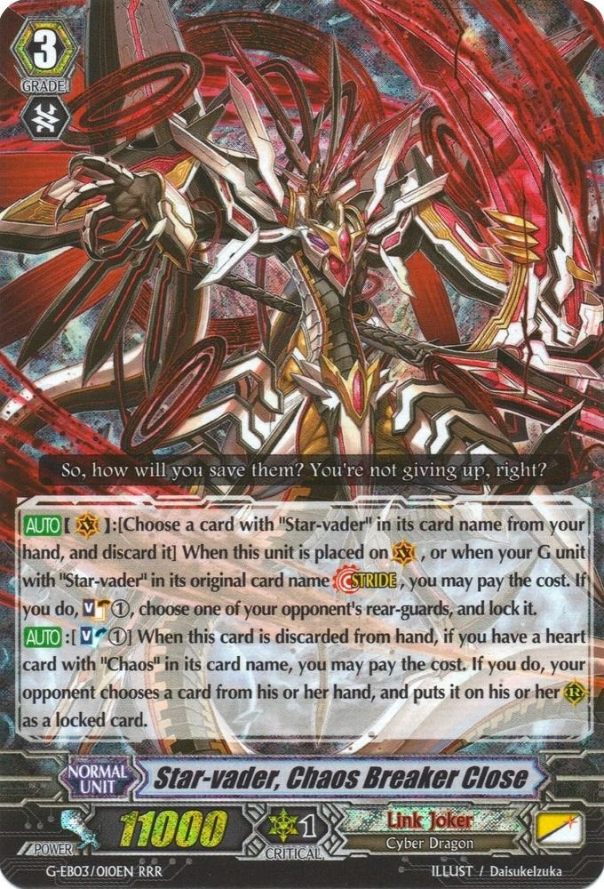 Image for Star-vader, Chaos Breaker Close (G-EB03: The GALAXY STAR GATE) (G-EB03/010EN) - Cardfight Vanguard