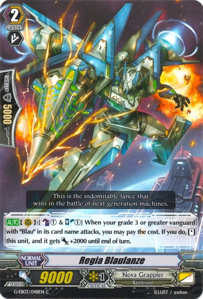 Image for Regia Blaulanze (G-EB03: The GALAXY STAR GATE) (G-EB03/048EN) - Cardfight Vanguard