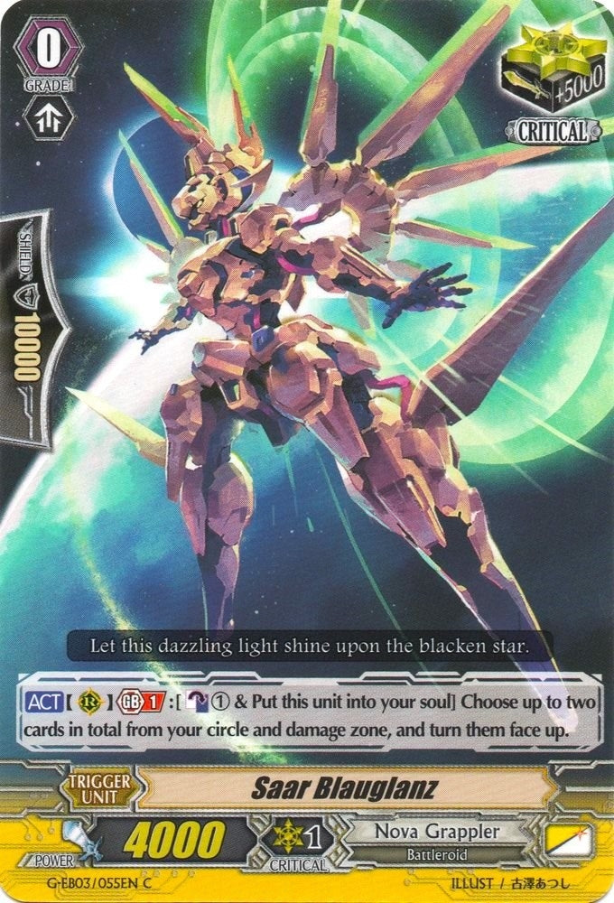 Image for Saar Blauglanz (G-EB03: The GALAXY STAR GATE) (G-EB03/055EN) - Cardfight Vanguard