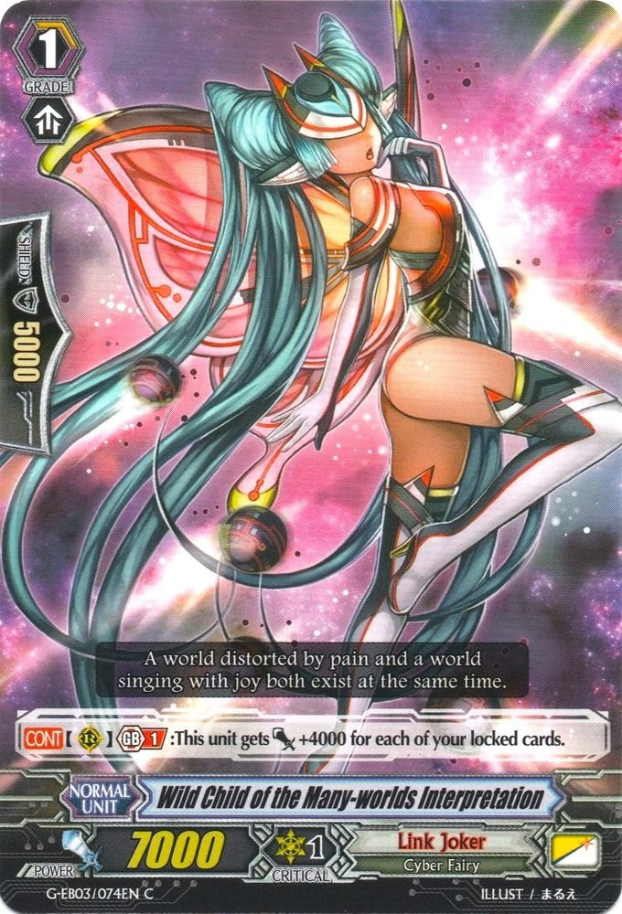 Image for Wild Child of the Many-worlds Interpretation (G-EB03: The GALAXY STAR GATE) (G-EB03/074EN) - Cardfight Vanguard