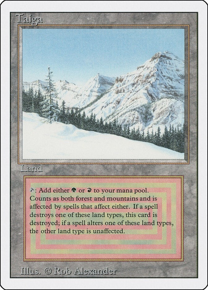 Image for Taiga (Revised Edition) - Magic: The Gathering
