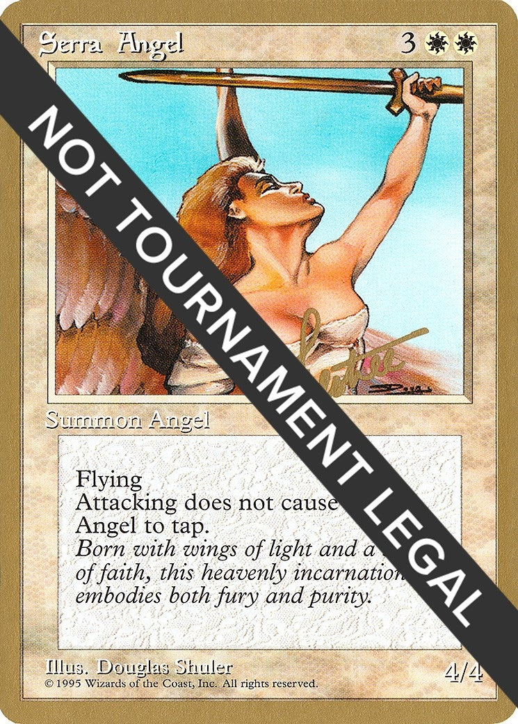 Image for Serra Angel - 1996 Bertrand Lestree (4ED) (World Championship Decks) - Magic: The Gathering