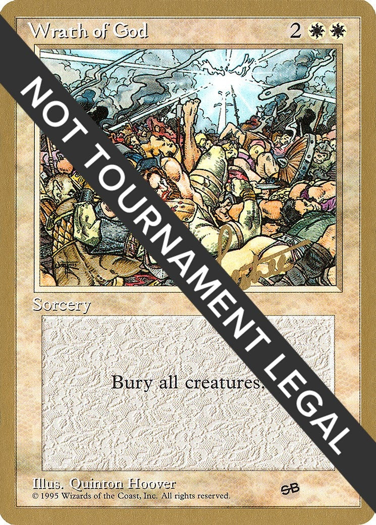 Image for Wrath of God - 1996 Bertrand Lestree (4ED) (SB) (World Championship Decks) - Magic: The Gathering