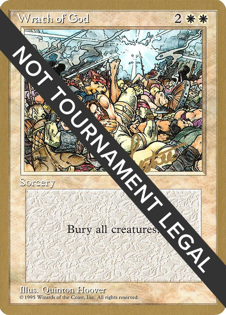 Image for Wrath of God - 1996 Bertrand Lestree (4ED) (World Championship Decks) - Magic: The Gathering