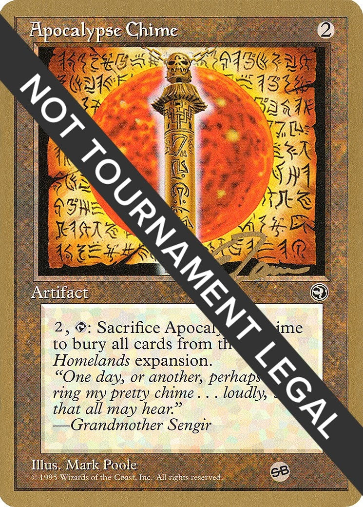 Image for Apocalypse Chime - 1996 Eric Tam (HML) (SB) (World Championship Decks) - Magic: The Gathering