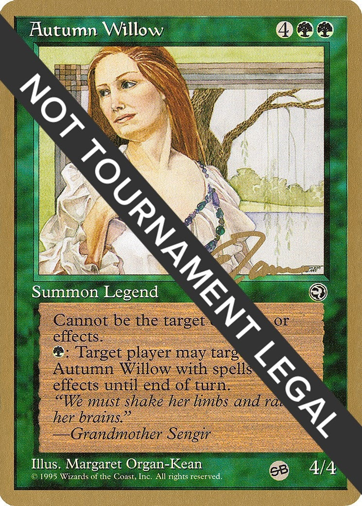 Image for Autumn Willow - 1996 Eric Tam (HML) (SB) (World Championship Decks) - Magic: The Gathering