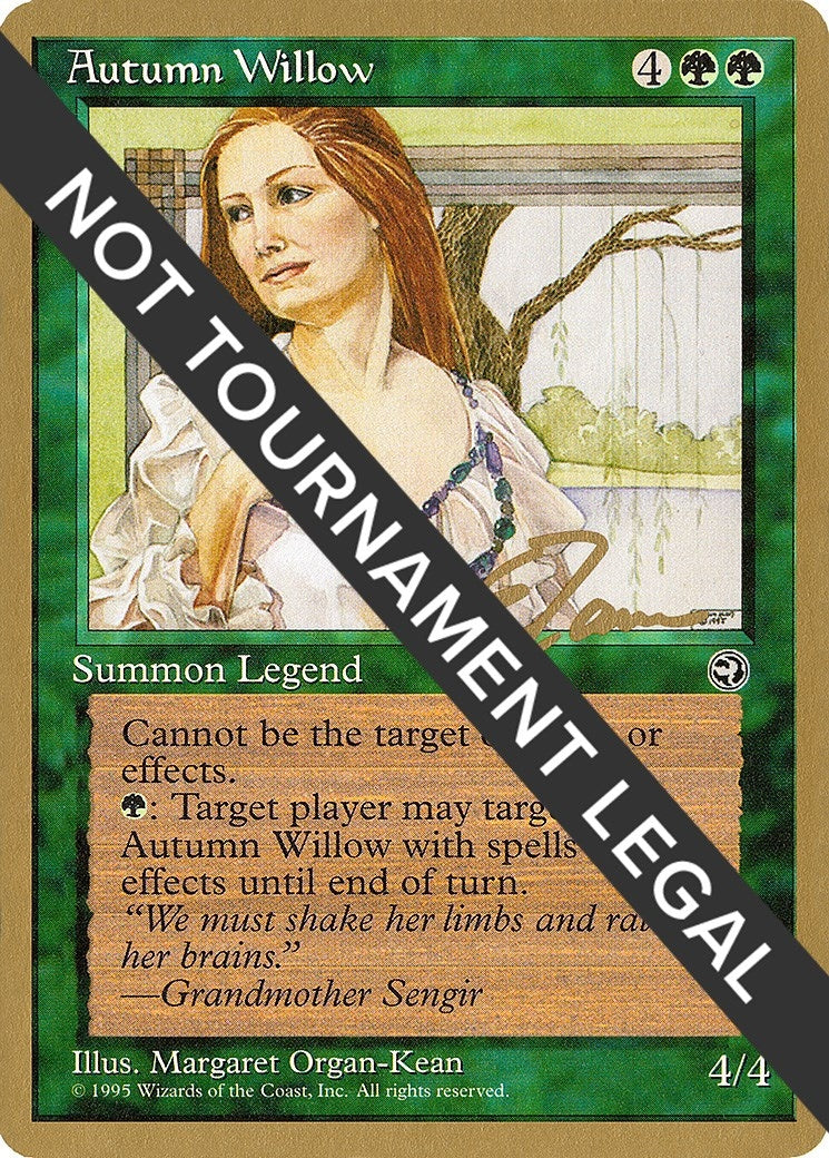 Image for Autumn Willow - 1996 Eric Tam (HML) (World Championship Decks) - Magic: The Gathering