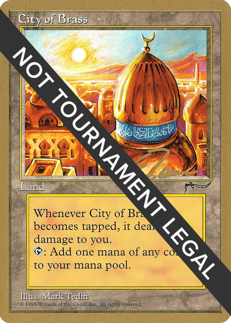 Image for City of Brass - 1996 Eric Tam (ARN) (World Championship Decks) - Magic: The Gathering