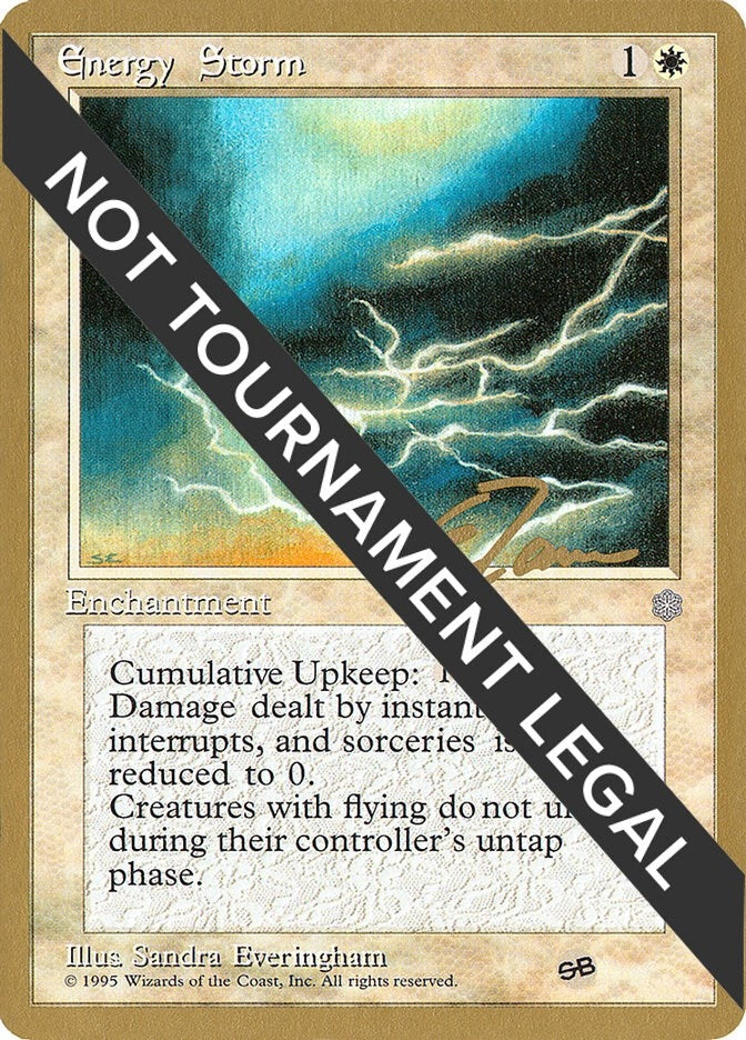 Image for Energy Storm - 1996 Eric Tam (ICE) (SB) (World Championship Decks) - Magic: The Gathering