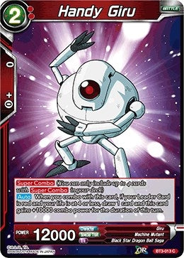 Image for Handy Giru (Cross Worlds) (BT3-013) - Dragon Ball Super: Masters