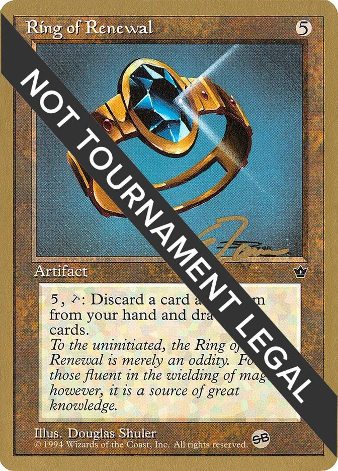 Image for Ring of Renewal - 1996 Eric Tam (FEM) (SB) (World Championship Decks) - Magic: The Gathering