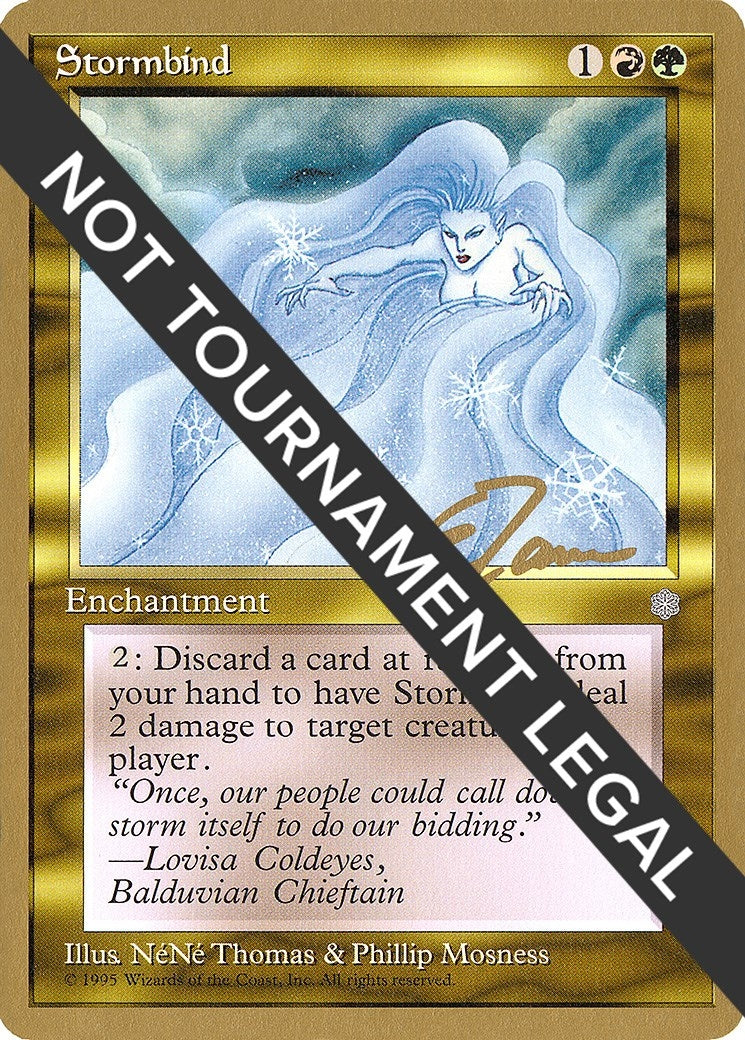 Image for Stormbind - 1996 Eric Tam (ICE) (World Championship Decks) - Magic: The Gathering