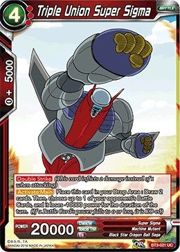 Image for Triple Union Super Sigma (Cross Worlds) (BT3-021) - Dragon Ball Super: Masters