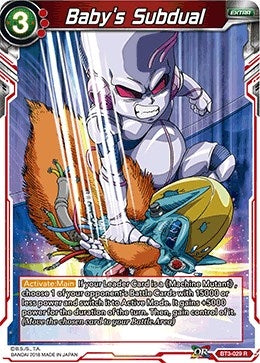 Image for Baby's Subdual (Cross Worlds) (BT3-029) - Dragon Ball Super: Masters