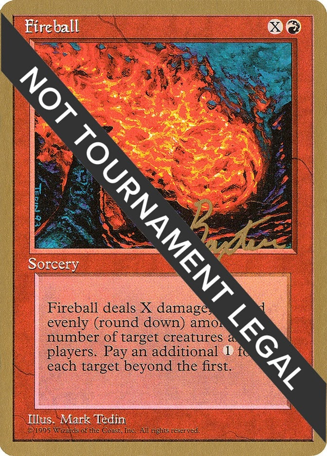 Image for Fireball - 1996 George Baxter (4ED) (World Championship Decks) - Magic: The Gathering