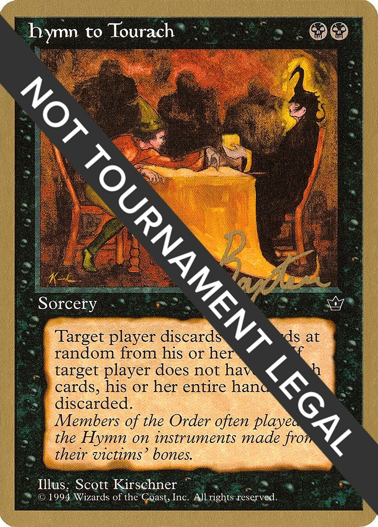 Image for Hymn to Tourach (Table) - 1996 George Baxter (FEM) (World Championship Decks) - Magic: The Gathering