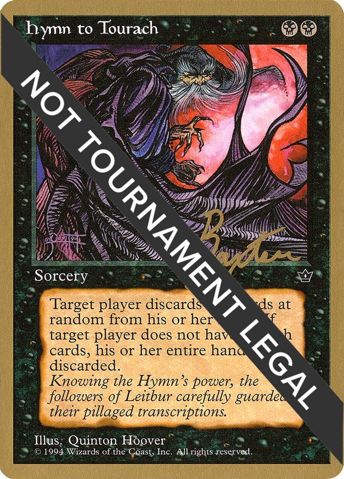 Image for Hymn to Tourach (Cloak) - 1996 George Baxter (FEM) (World Championship Decks) - Magic: The Gathering