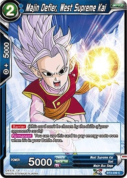 Image for Majin Defier, West Supreme Kai (Cross Worlds) (BT3-039) - Dragon Ball Super: Masters