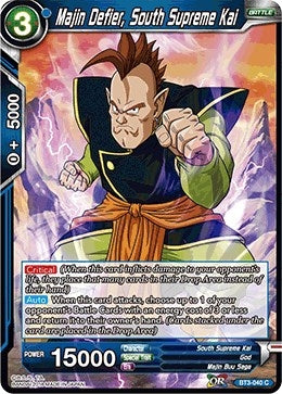 Image for Majin Defier, South Supreme Kai (Cross Worlds) (BT3-040) - Dragon Ball Super: Masters