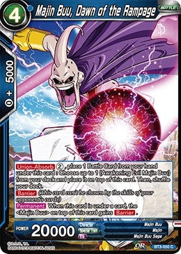 Image for Majin Buu, Dawn of the Rampage (Cross Worlds) (BT3-050) - Dragon Ball Super: Masters