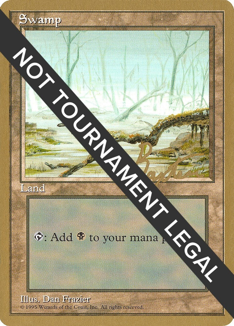 Image for Swamp (A) - 1996 George Baxter (4ED) (World Championship Decks) - Magic: The Gathering