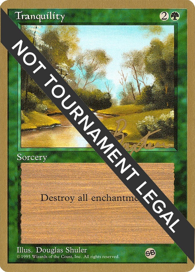 Image for Tranquility - 1996 George Baxter (4ED) (SB) (World Championship Decks) - Magic: The Gathering