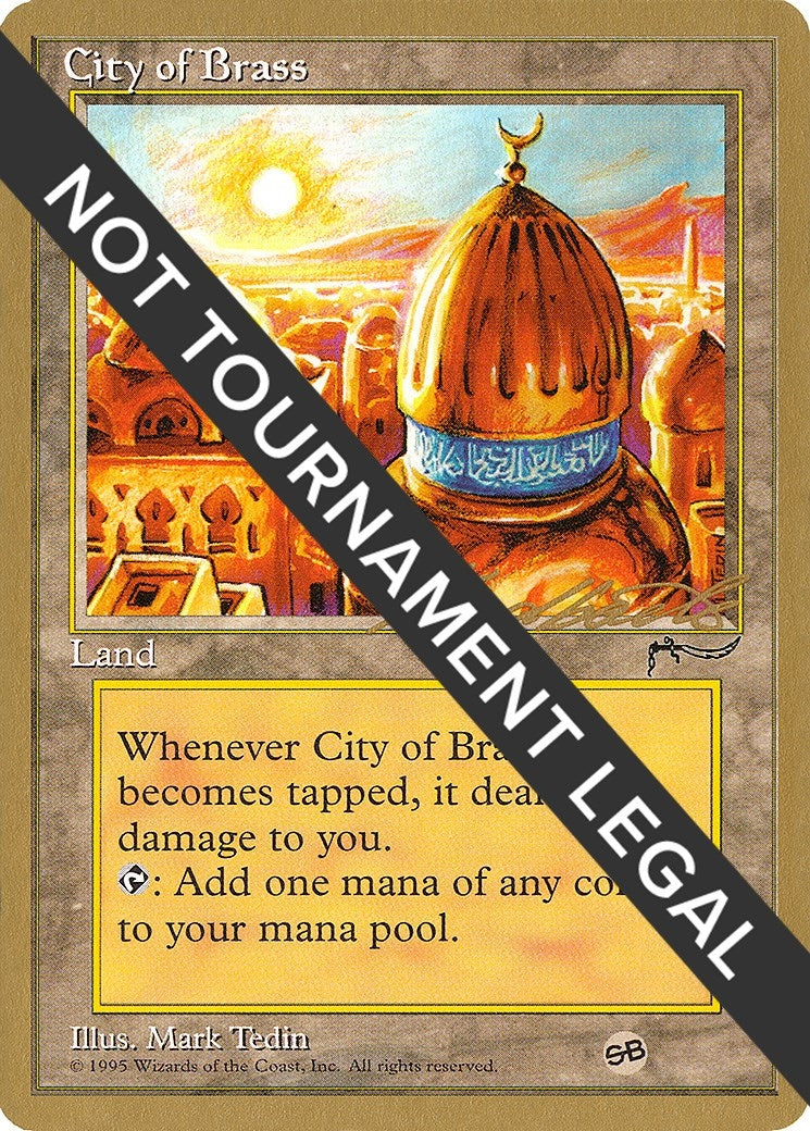 Image for City of Brass - 1996 Leon Lindback (ARN) (SB) (World Championship Decks) - Magic: The Gathering